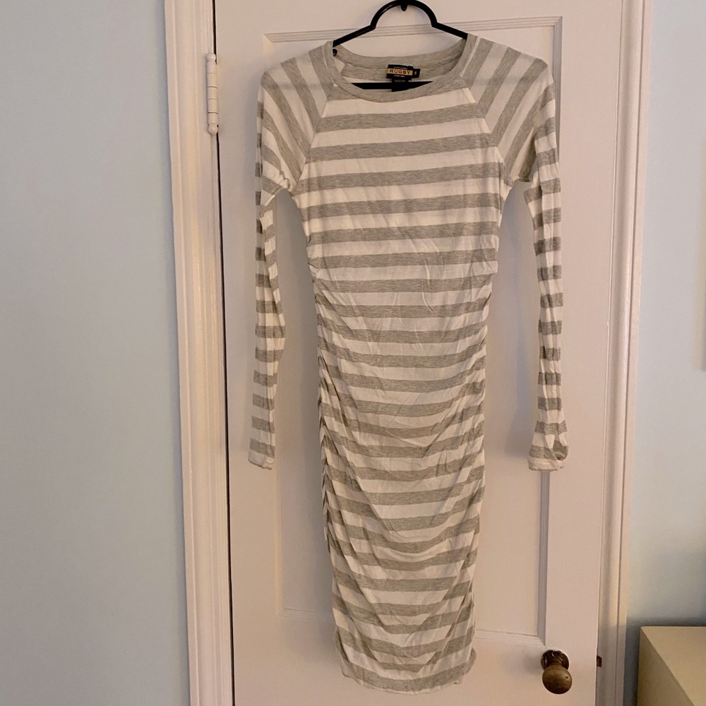 Rugby Ralph Lauren Ruched LongSleeve BodyCon Dress
